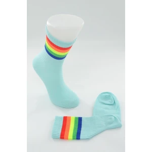 Dode Flora Kadın Uzun Konç Kolej Soket Çorap