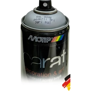 Carat Ral 9006 Sprey Boya 400ml - Yarı Mat Sedefli Gri