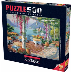 500 Parçalık Puzzle - Mor Salkımlı Teras 3578