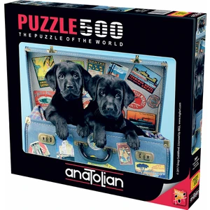 500 Parçalık Puzzle / Gezgin Köpekler - Kod 3601