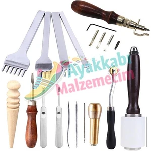 Deri El Aletleri 19 Parça Özel Set  6 mm