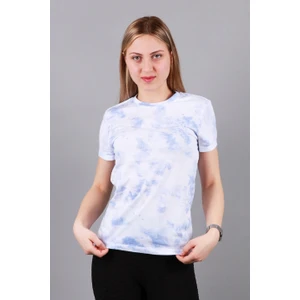 Kadın Bisiklet Yaka T-Shirt Tşört