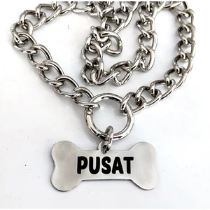 Zincirli Köpek Künyesi, Köpek Tasması, Isme Özel Künye