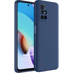 Matte Silicone Xiaomi Redmi 10 2022 Kılıf Lacivert