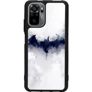 Xiaomi Redmi Note 10 - 10S Beyaz Batman Tasarımlı Glossy Telefon Kılıfı