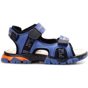 Fast Step Hakiki Deri 201 Mavi Unisex Çocuk Gunluk Sandalet 574xca1005