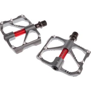9/16 "mtb Dağ Yol Bisikleti 3 Rulmanlar Pedallar Düz Platformu Bisiklet Pedalı - Gümüş, PD-M87 PD-M87 Gümüş