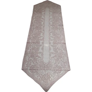 Yıldızhan Çeyiz Kırmızı Dekoratif, Şık, Örme, Tül, Dantel Ranır (Runner) 40 x 140 cm