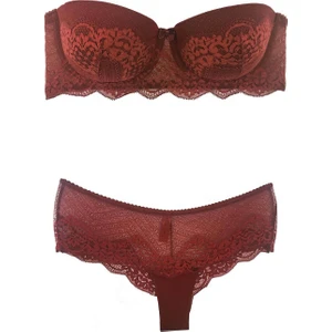 Pierre Cardin 4696 Verona Soft Destekli - Dolu Kap Straplez Sütyen Takımı