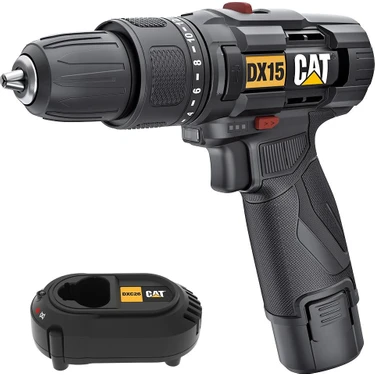 Cat DX15 12VOLT/2.0AH Li-Ion Profesyonel Şarjlı Darbeli