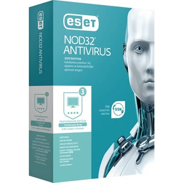 Eset NOD32 2023 Antivirus Lisans Anahtarı | 1 Yıl & 1-3-5