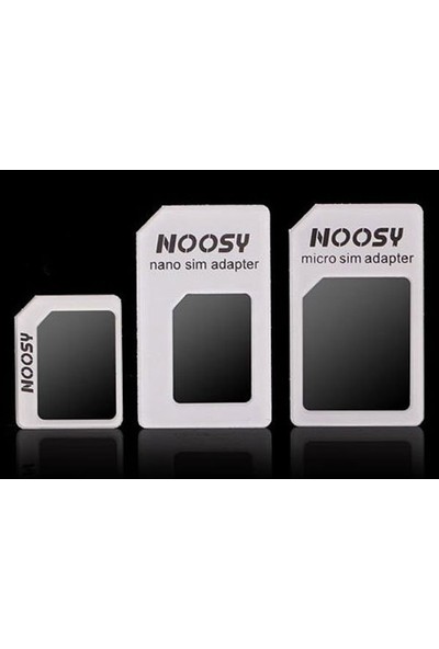 Noosy Nano ve Micro Sim Kart Adaptörü-