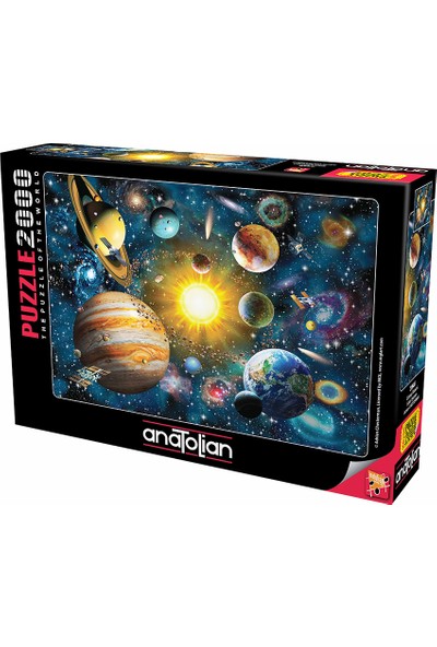 Anatolian 2000 Parçalık Puzzle / Güneş Sistemi - Kod 3946