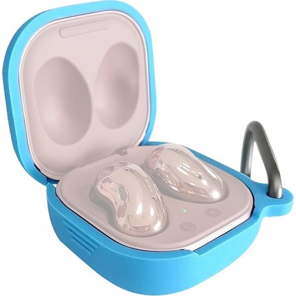Samsung Galaxy Buds Live / Pro Için Bluetooth Kulaklık Kancalı Silikon Koruyucu Kılıf (Yurt Dışından)