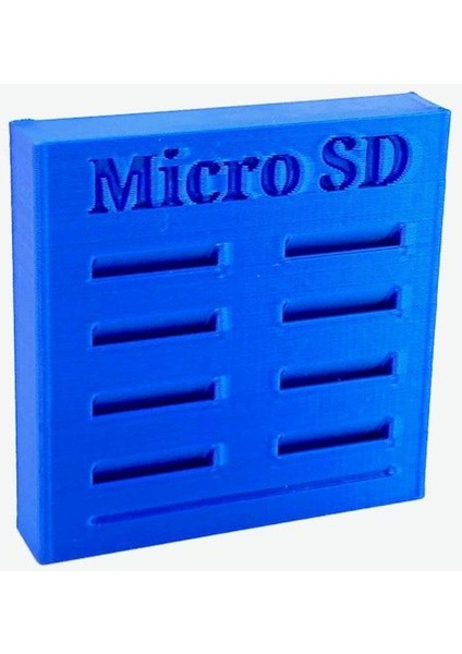 Ender 3V2 Mikro Sd Uç Kapağı (4x4) Organik Plastikten Vidasız