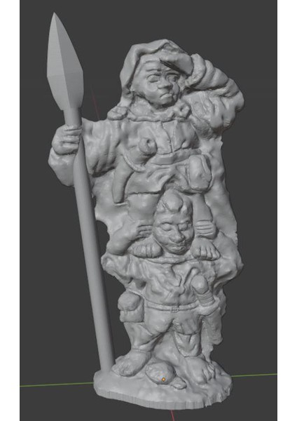 Hobit Yarım Ranger Scout Lookout Bandit Spearman Warrior Dungeons ve Dragons D&d Plastik Aparat