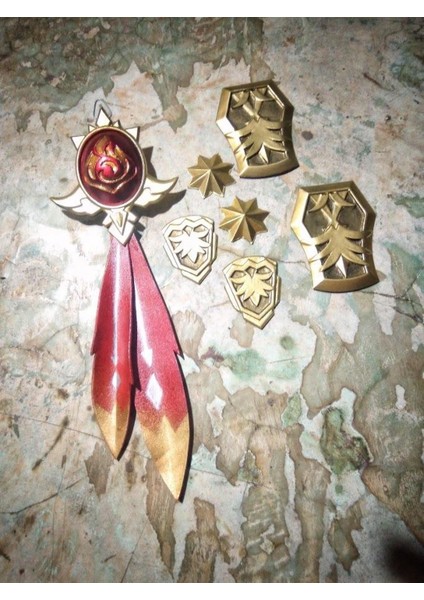 Genshin Etkisinde Amber Render Plastik Aparat