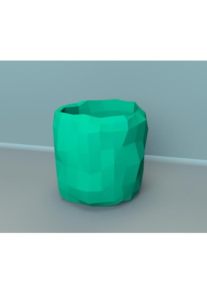 Faceted Bitki Pot Plastik Aparat