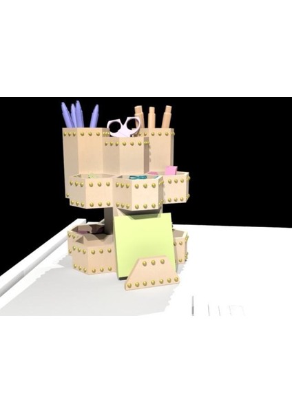 Desk Caddy Plastik Aparat