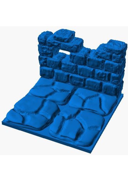 RUINS_WALL_2X2_B1 (Openforge 2.0 Uyumlu) Plastik Aparat