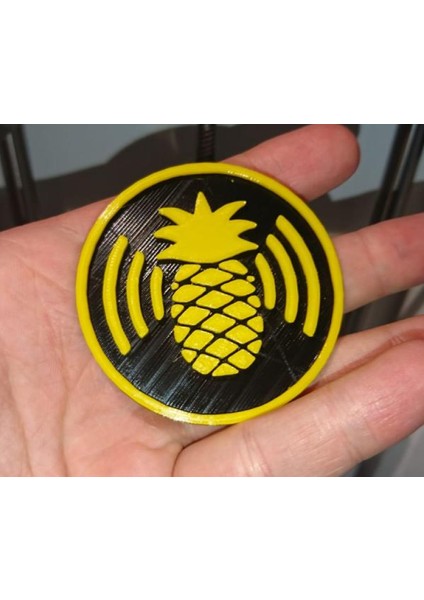 Hak5 Wifi Ananas Logosu Plastik Aparat