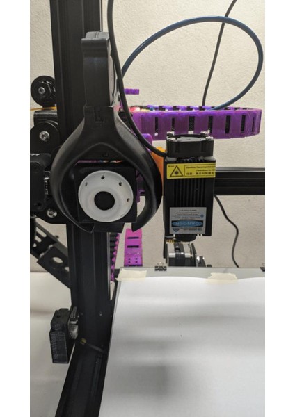 Pürüzsüz Fang Montajı Için Lazer Tutucu Plastik Aparat