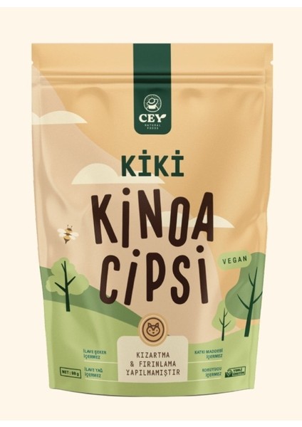 Cey Natural Foods Kinoa Cipsi Kiki 3 x 80 gr