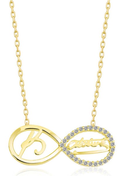 Gümüş Sonsuzluk Kemal Atatürk Bayan Kolye