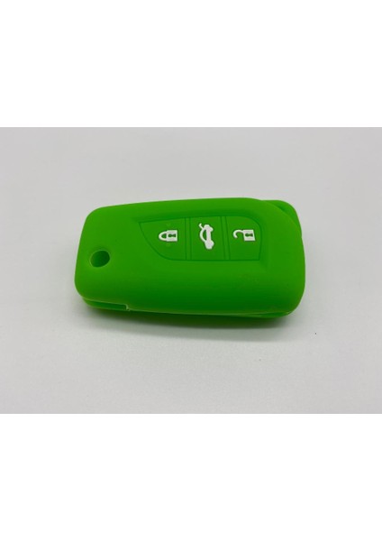 Toyota Corolla Auris Yaris Avensis Silikon Anahtar Koruma Kılıfı Yeşil fırsatları