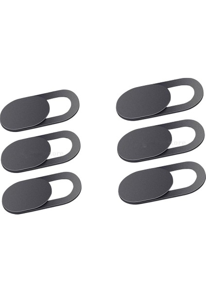 6 Adet 0.03IN Webcam Gizlilik Sürgülü Deklanşör Sticker Kapak Dizüstü Tablet Için