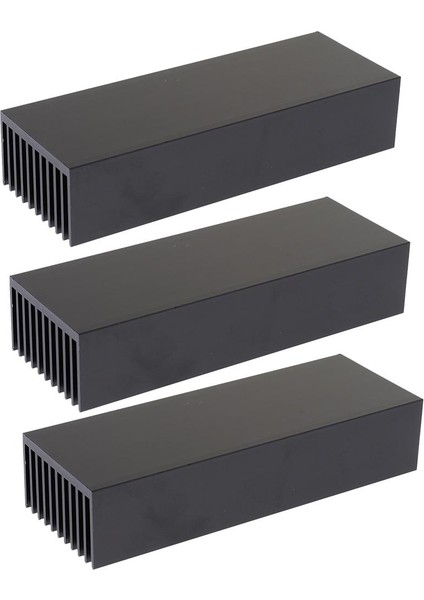 3x Alüminyum Soğutucu 50 * 30 * 140MM Elektronik Için Isı Emici Soğutma LED Güç