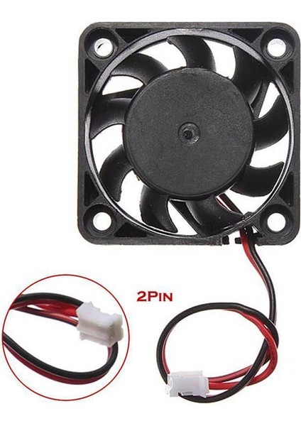 Charmant 8x 12 V 2pin 40MM Mini 4 cm Fan Sessiz Bilgisayar Soğutucu Soğutma Fanı Pc