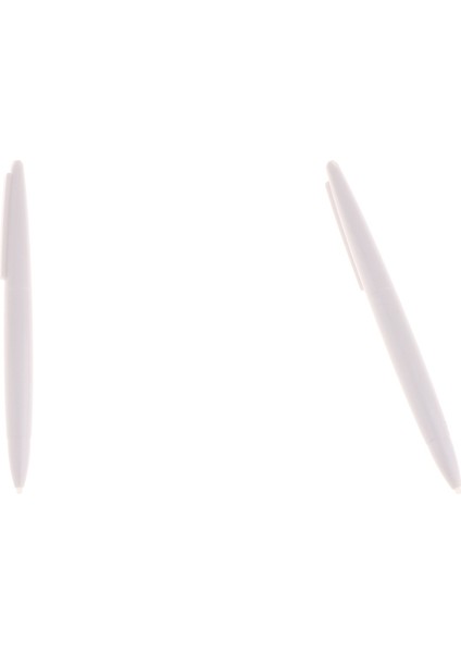 2x Beyaz Plastik Vücut Stylus Dokunmatik Ekran Kalem Pasif Tablet Cep Telefonu Için