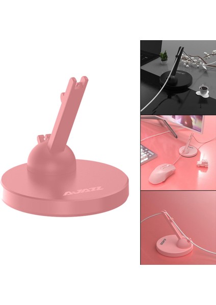 Fare Kablo Tutucu Stabil Tel Organizatör Fareler Için Bilgisayar Oyun Fare Pembe fırsatları