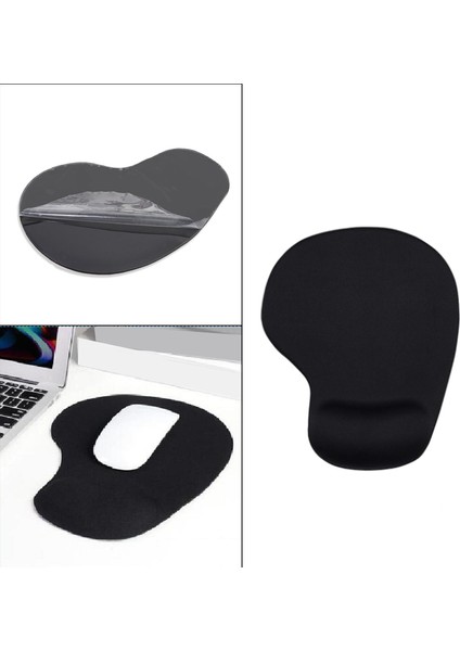 Mouse Pad Kauçuk Mat El Dinlenme Ergonomik Ofis Ev Dizüstü Bilgisayar Için Siyah fırsatları