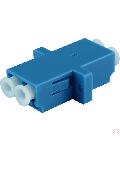 Charmant 2x Optik Lc Kadın Fiber Optik Adaptörü Kuplör Singlemode ve Multimod