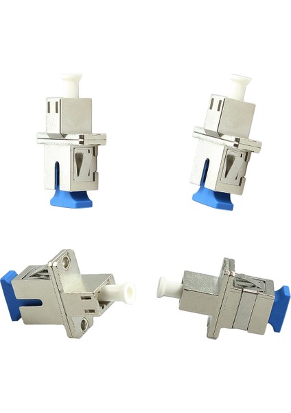 Charmant Optik Fiber Kablolar Için Lc Metal Konut Adaptörü Bağlantı Converter 4x Sc