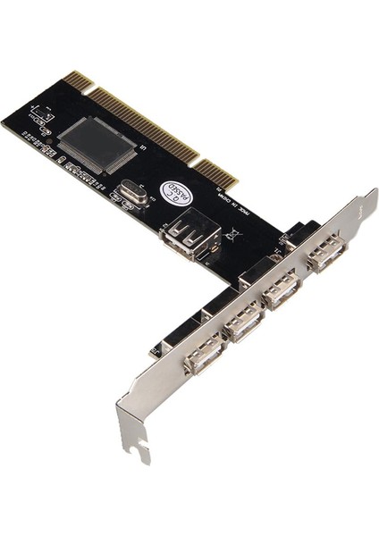 2x Pcı 32BIT 4 + 1 Bağlantı Noktaları Usb2.0 Genişletme Denetleyici Kartı Destek Windows