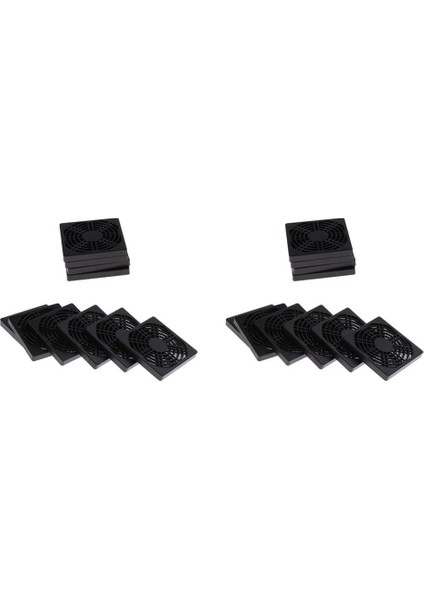 20X Toz Dayanıklı 8 cm Durumda Soğutucu Fan Toz Filtresi Kapak Izgara Bilgisayar Için