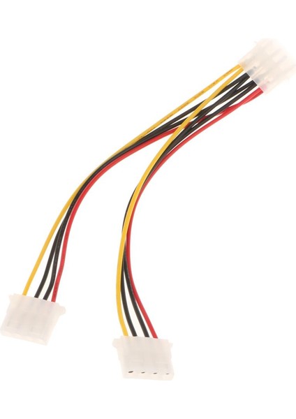 2 Adet 20 cm 4pin Güç Kaynağı Splitter Kablo Ide Güç Kablosu Dönüştürücü