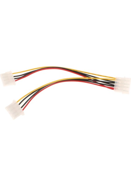 2 Adet 20 cm 4pin Güç Kaynağı Splitter Kablo Ide Güç Kablosu Dönüştürücü