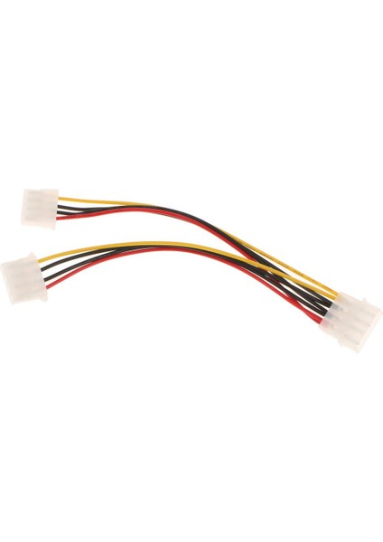 2 Adet 20 cm 4pin Güç Kaynağı Splitter Kablo Ide Güç Kablosu Dönüştürücü