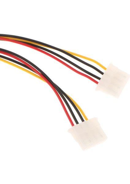 2 Adet 20 cm 4pin Güç Kaynağı Splitter Kablo Ide Güç Kablosu Dönüştürücü