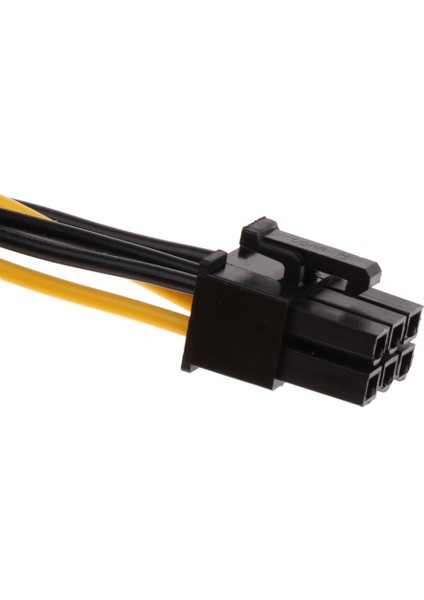 3 Adet 6-Pin Mini 2x 6-Pin Pcı-E Pcıe Güç Kablosu Video Kartı Uzatma Kablosu(Yurt Dışından)