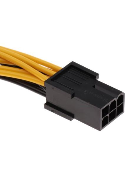 3 Adet 6-Pin Mini 2x 6-Pin Pcı-E Pcıe Güç Kablosu Video Kartı Uzatma Kablosu(Yurt Dışından)
