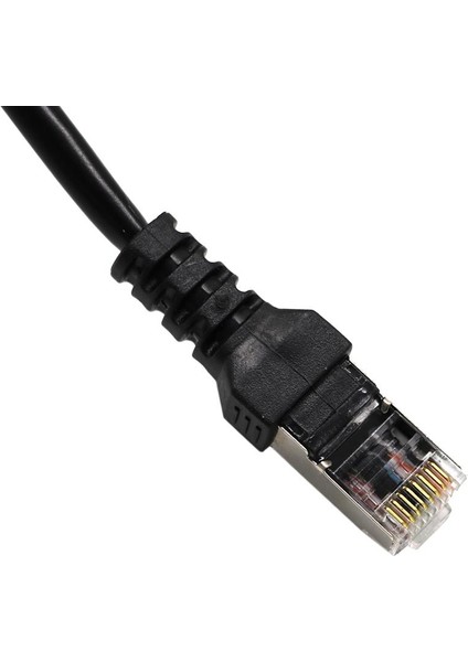 Charmant 1 - 3 Lan Ethernet Ağ Splitter Adaptörü + Geri Çekilebilir Kablo 1m