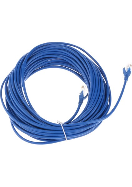 20 M + 30 M CAT5E Ethernet Kablo Yama Kablosu Konnektörleri Yüksek Hızlı Sörf