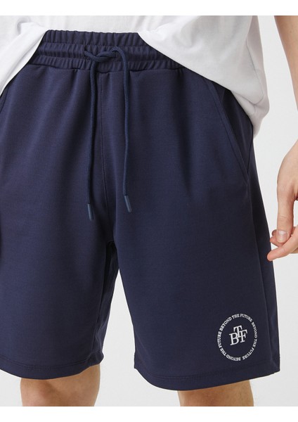 Erkek Baskılı Cepli Belden Bağlamalı Spor Şort indirimleri