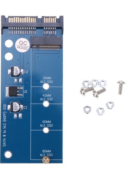 SSD Tip-C Arabirimi M.2 Ngff Için 2 x M.2 Veya Msata Sata Adaptörü Evrensel