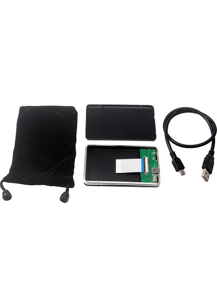 2 Adet Sabit Sürücü Alüminyum Muhafaza USB 2.0 Ce Zıf 40PIN Sabit Disk Harici